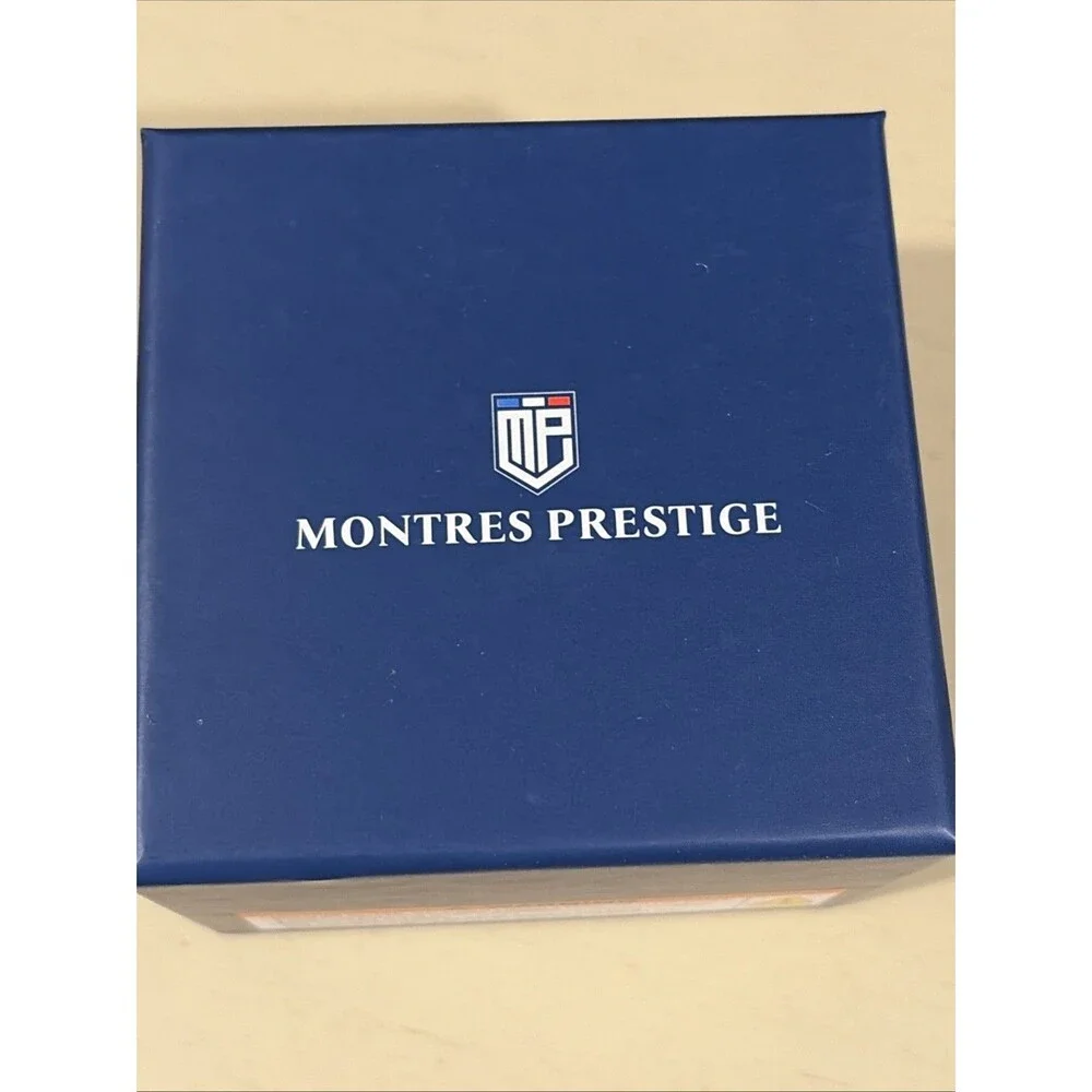 Montres Prestige 44MM MPW-0322 Mens Watch Black New In Box